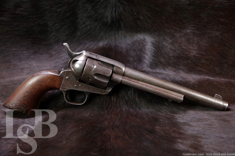 Colt US Model 1873 Cavalry Single Action Army SAA .45 Revolver 1879 Antique-img-0