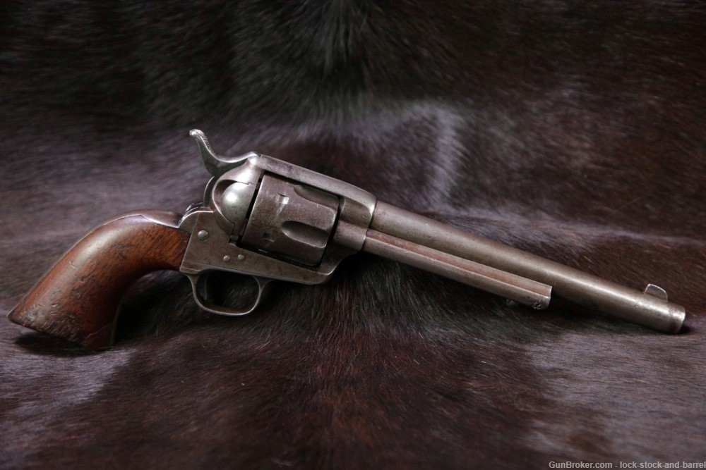 Colt US Model 1873 Cavalry Single Action Army SAA .45 Revolver 1879 Antique-img-2