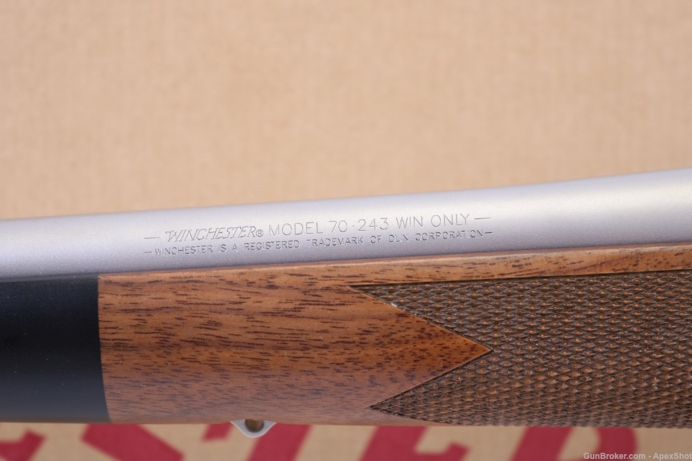 NEW WINCHESTER MODEL 70 STAINLESS SUPERGRADE-243 WIN 535235212 HARD TO FIND-img-14