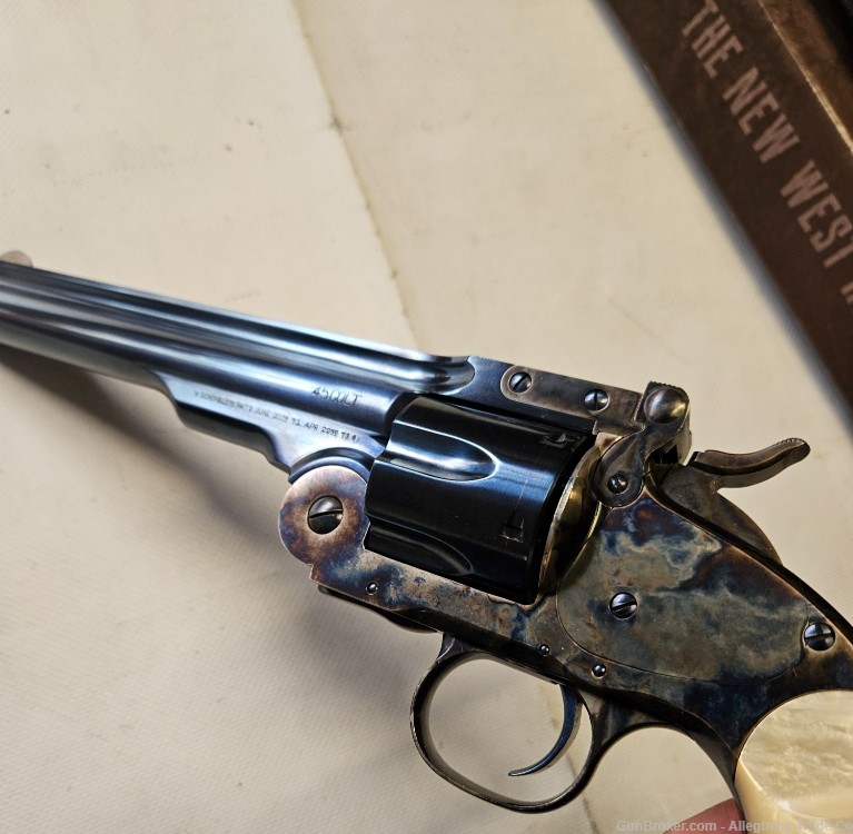 Taylor's & Co. Schofield 45 Colt Charcoal Blue Case Hardened LNIB-img-19