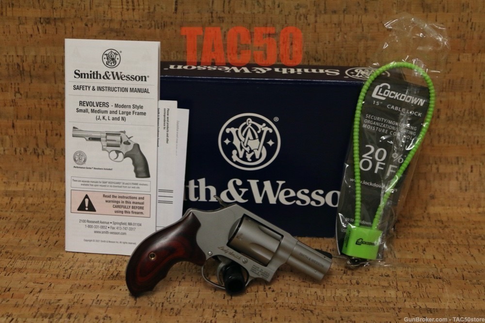 Smith & Wesson M60 LADY SMITH 357 MAG 2" 5 SHOT ERGO GRIP FOR SMALLER HANDS-img-0