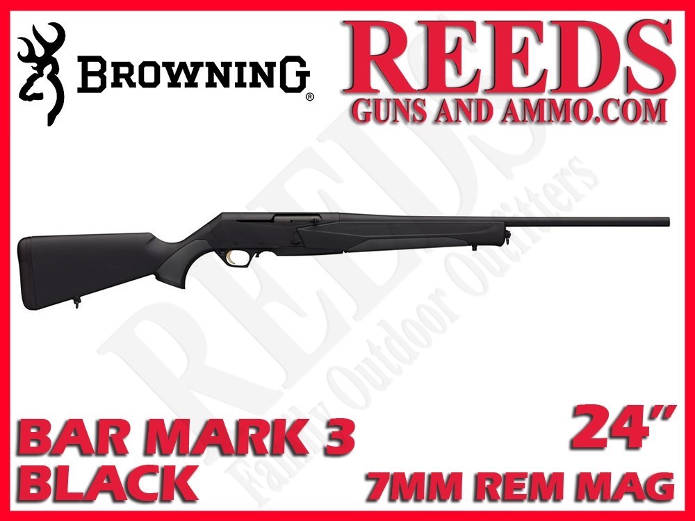 Browning BAR Mark III Stalker Black 7mm Rem Mag 24in 031048227-img-0