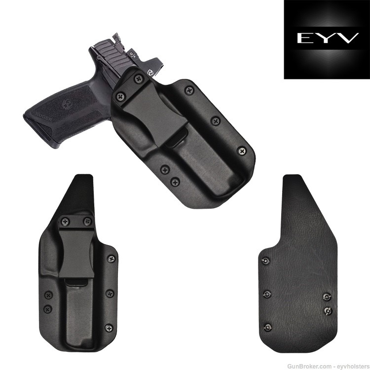RUGER 57 - EYV IWB Hybrid Leather/ Kydex Concealed Carry Holster -img-0