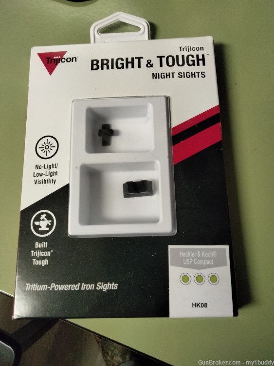 Trijicon Bright & Tough H&K USP Compact NEW  GREEN-img-0