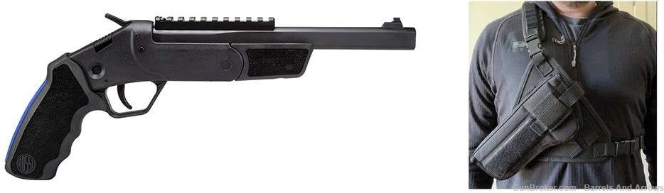 Rossi SSPB9-BKKIT SS Brawler Single Shot Pistol, 45 Colt- 410 Ga, 9'' Bbl, -img-0