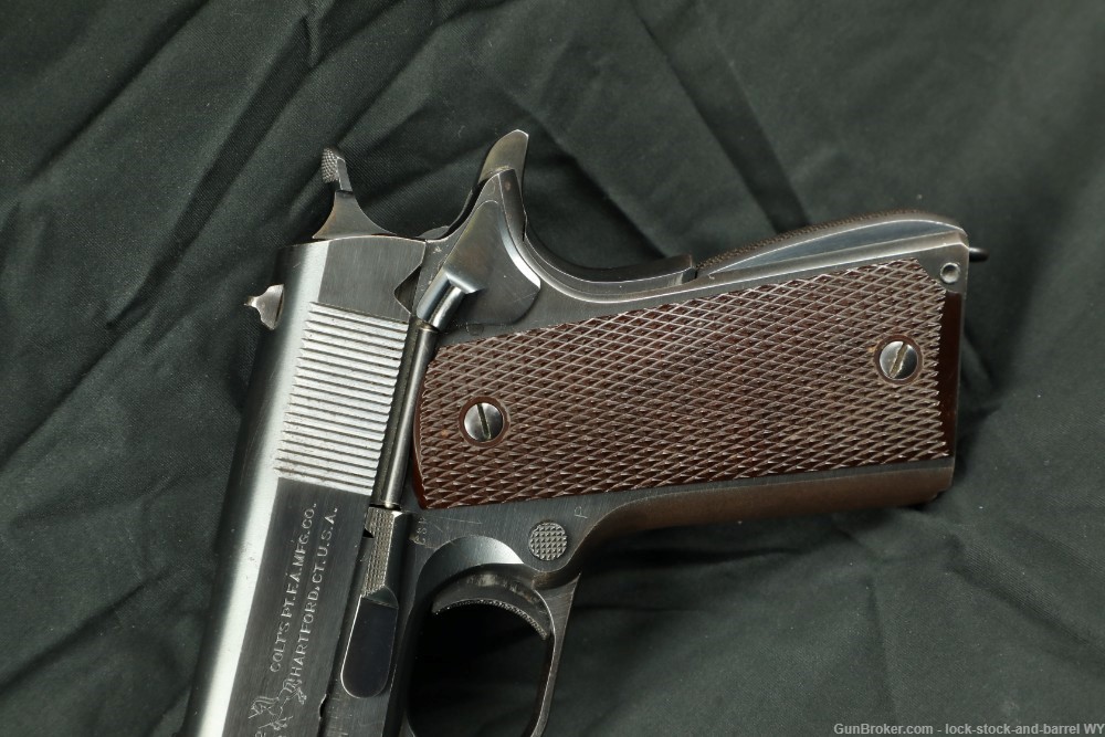 US Army WWII Colt Model 1911A1 .45 ACP 5" Semi-Auto Pistol 1940 C&R Rare-img-7