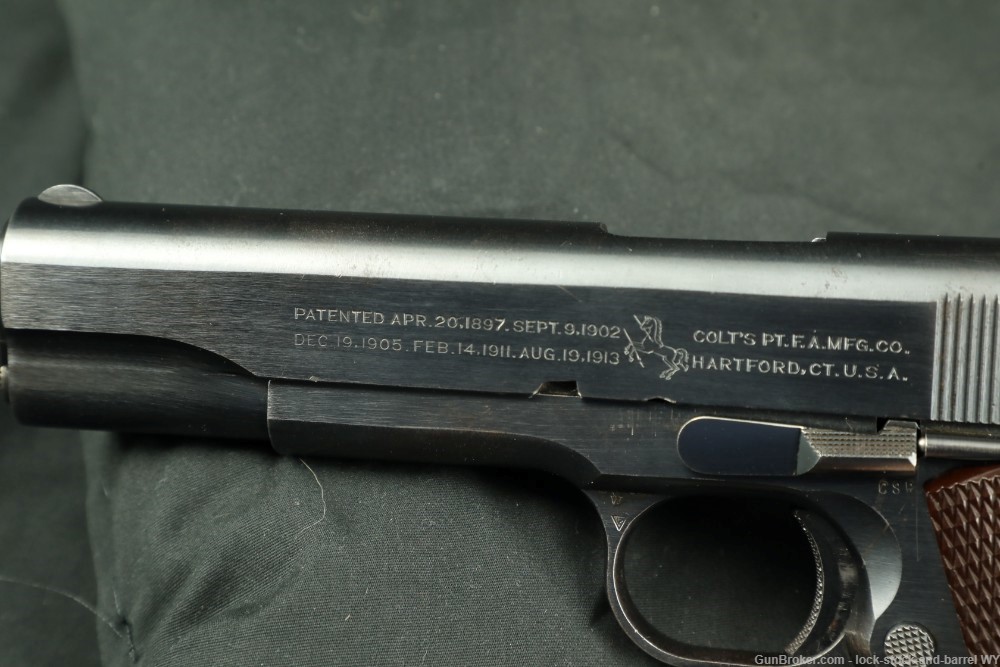 US Army WWII Colt Model 1911A1 .45 ACP 5" Semi-Auto Pistol 1940 C&R Rare-img-20