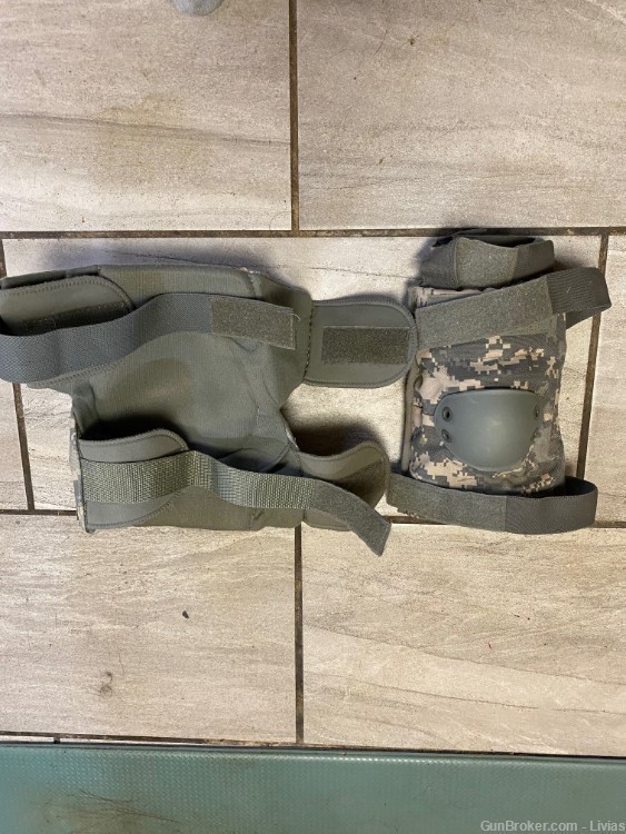 Knee and Elbow Pads Set - Tactical Military Camo Free Shipping -img-0