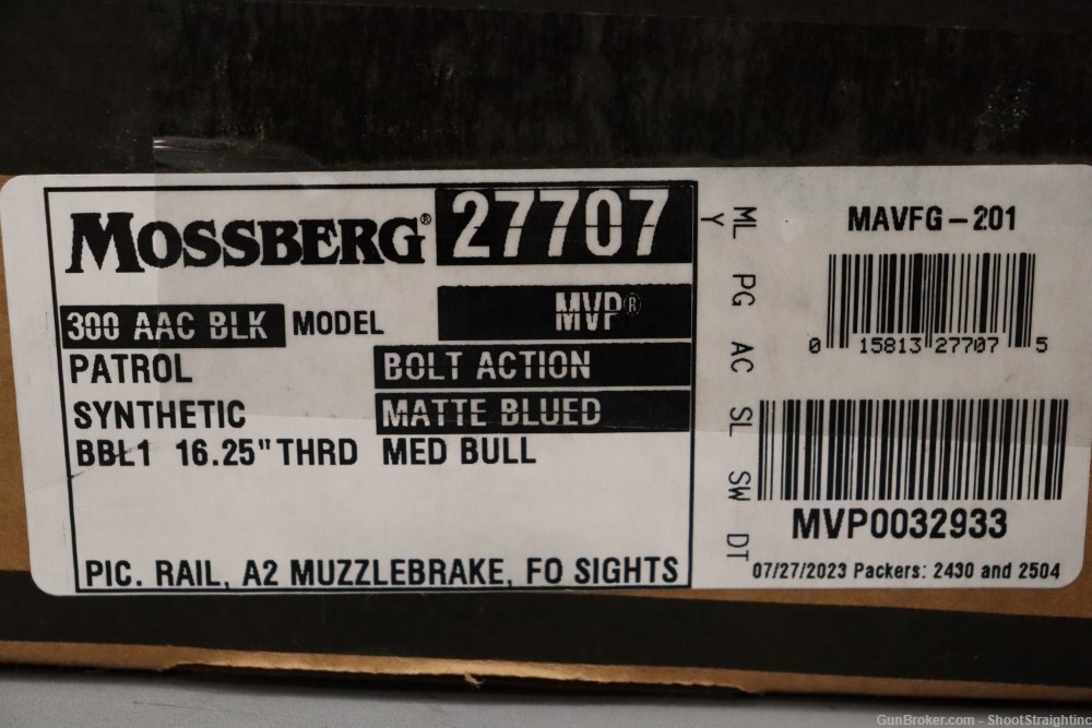 Mossberg MVP Patrol Rifle .300BLK 16.25" w/box-img-24