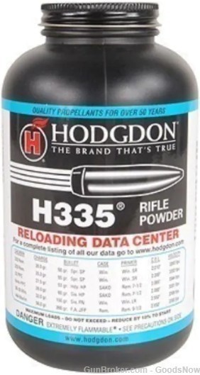 Hodgdon H335 Smokeless Powder 1 lbs H335 H 335 Hodgdon H 335-img-0