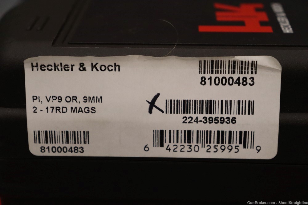 Heckler and Koch VP9 OR Optic Ready 9mm 4.09" w/ Box - NEW --img-9