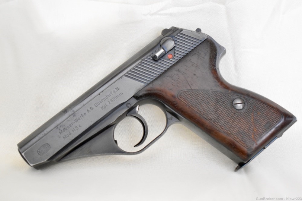 WWII German Mauser HSC E/L War Time Police Issue.  .32 ACP no import.  C&R -img-1