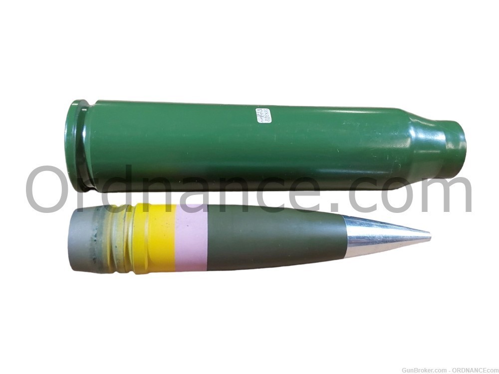 35mm Swiss HET round Oerlikon KDA 35x228mm anti-air inert shell ammunition -img-7