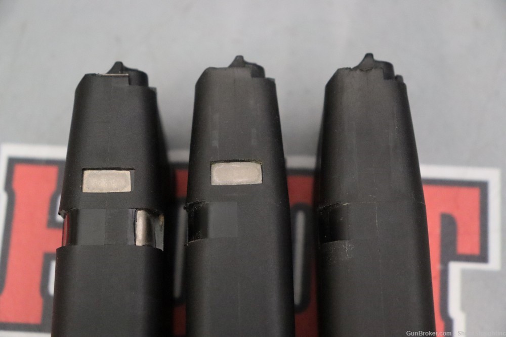 Lot O' Three (3) Glock G27 .40 S&W 11-Round Mags w/After Market Baseplates-img-3