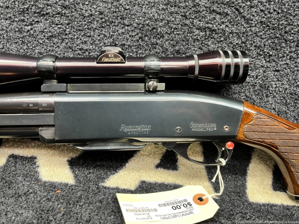 USED Remington 760 Gamemaster in .30-06 Sprg with 22" Brl and 1 Magazine!!-img-8
