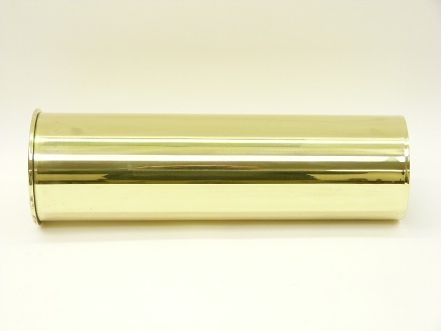 inert 105mm Howitzer M14 Brass Case POLISHED shell-img-0