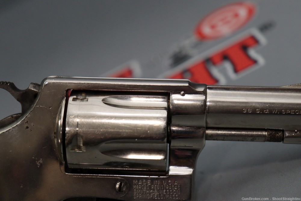 Smith & Wesson Model 36 (Nickel) 3" .38 SPL-img-11