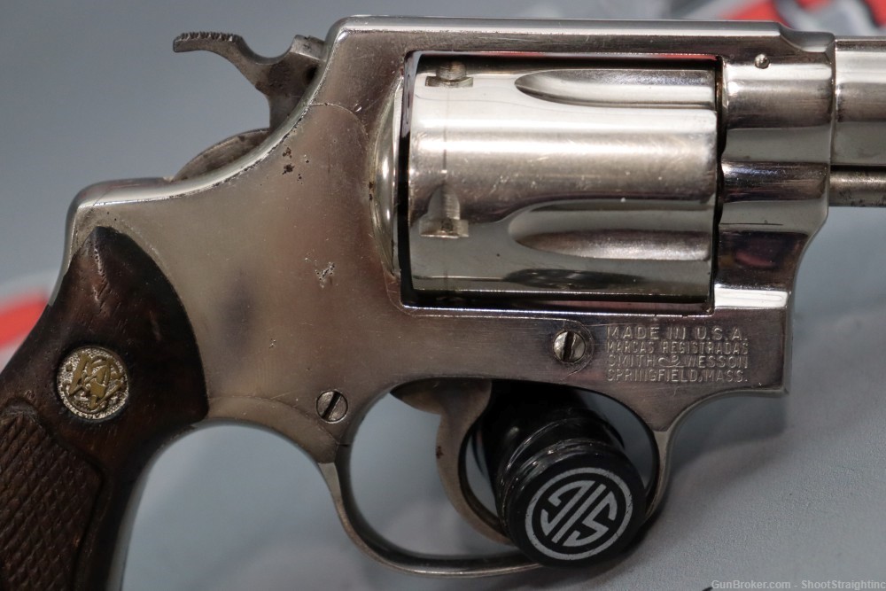 Smith & Wesson Model 36 (Nickel) 3" .38 SPL-img-13