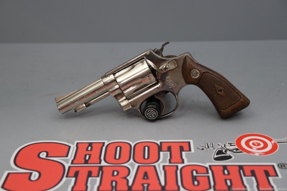 Smith & Wesson Model 36 (Nickel) 3" .38 SPL-img-0