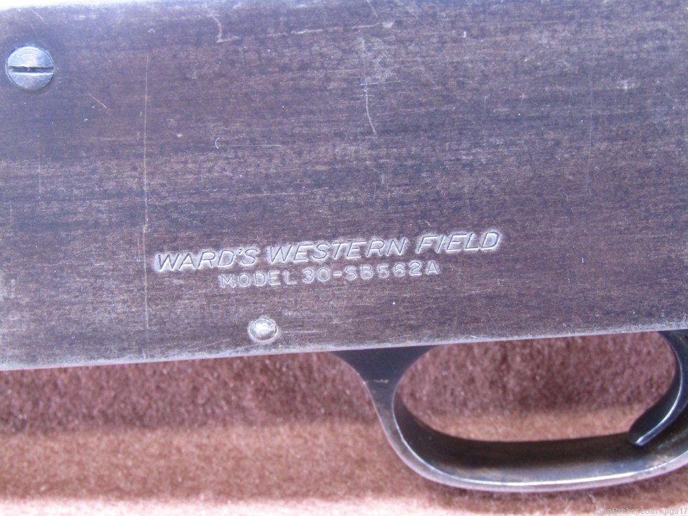 Ward's Western Field 30 Browning Patent 16 GA 2 3/4" Pump Action Shotgun-img-14