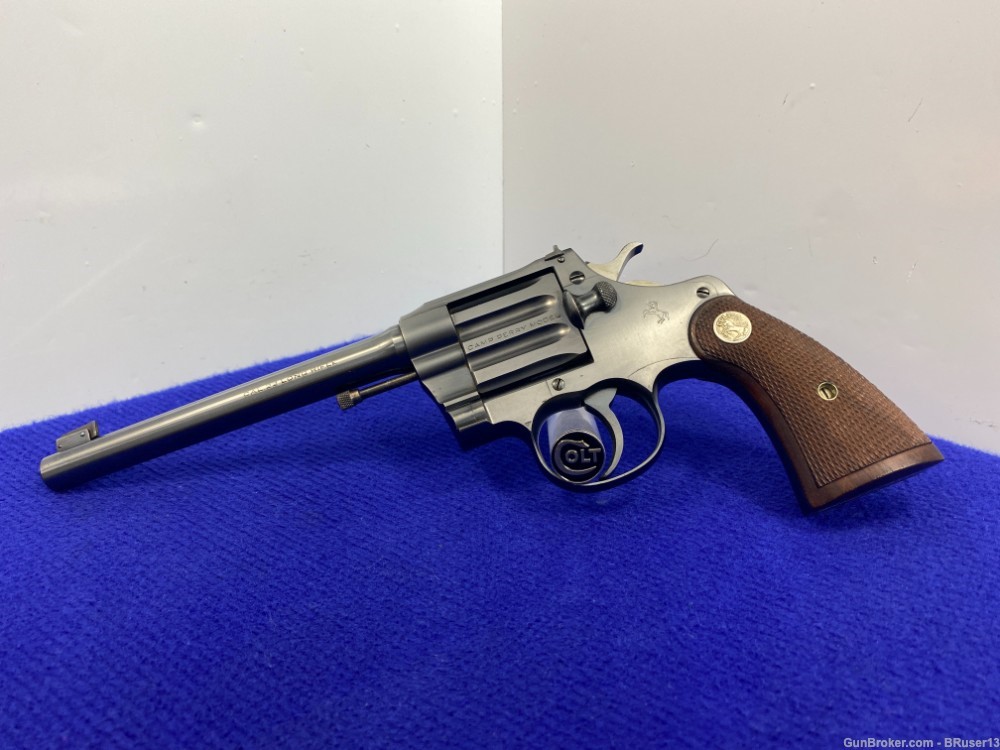 1941 Colt Camp Perry .22 LR Blue 8" -4 DIGIT SERIAL- 1 of 2,488 -VERY RARE--img-3