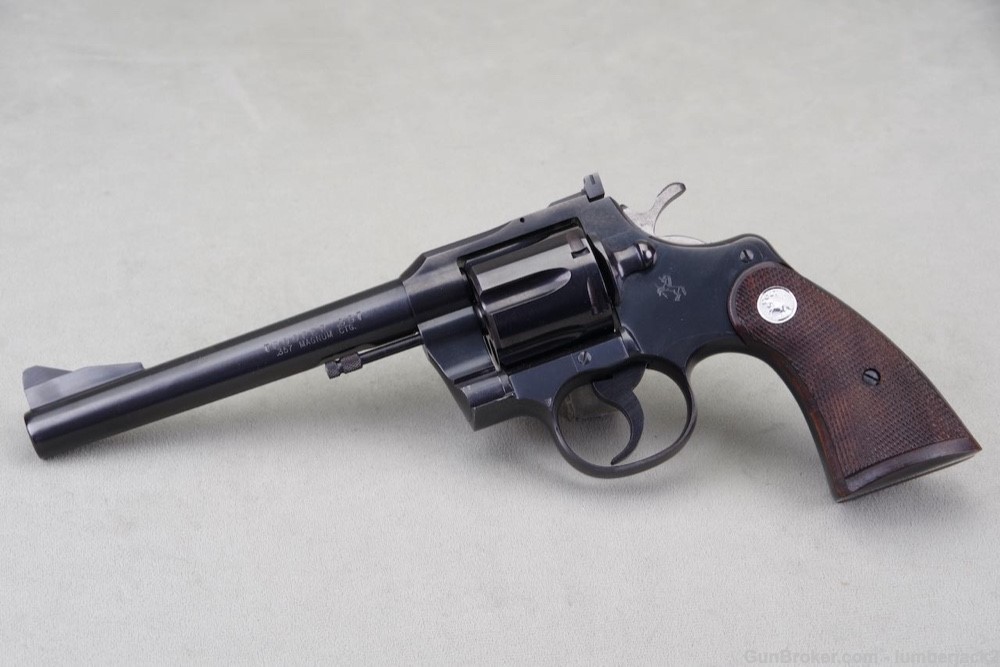 1967 Colt Trooper 357 Magnum 6'' Blue with Original Box & Papers 98%+-img-7