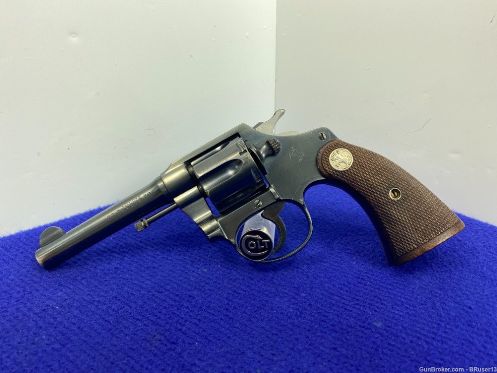 1932 Colt Police Positive .38 S&W Blue 4" *COLLECTIBLE SECOND ISSUE COLT*-img-0