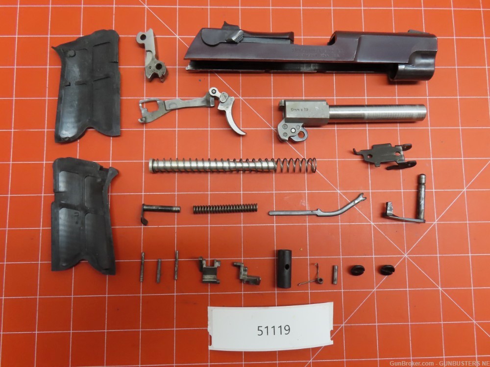 Ruger model P89 9mm Repair Parts #51119-img-1
