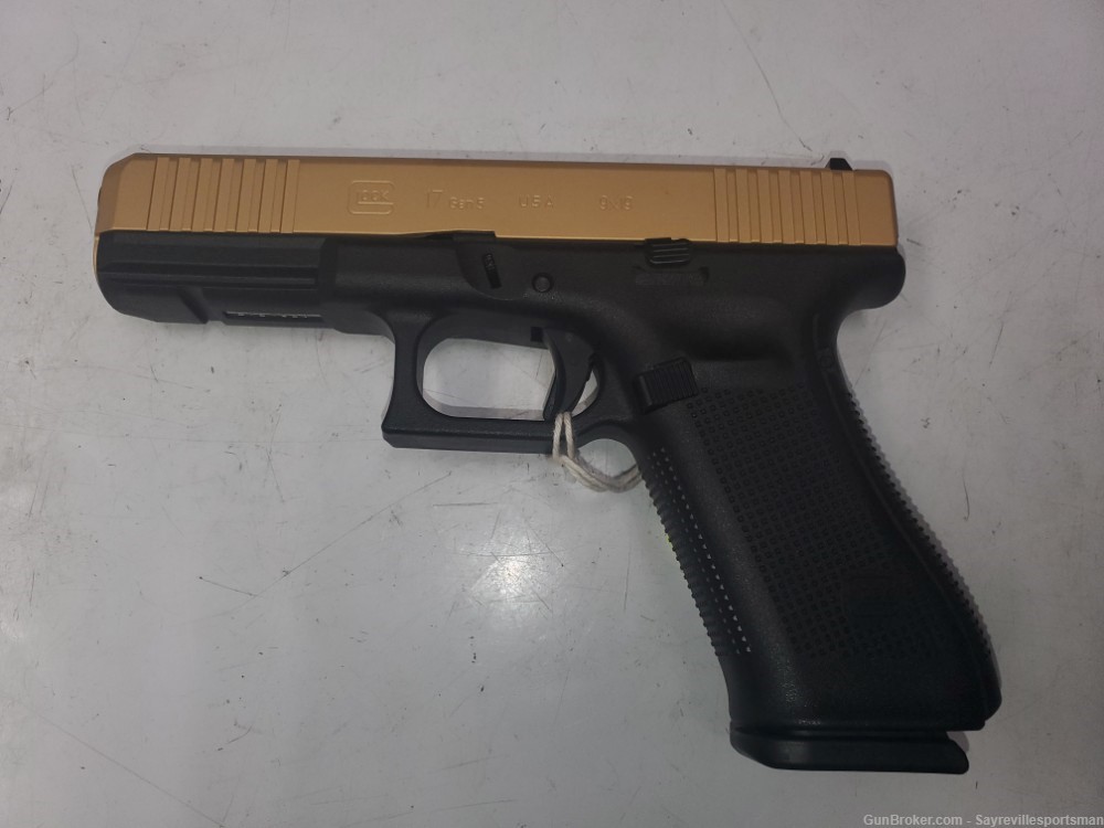 Glock 17 Gen 5  Two-Tone Black and Gold-img-0
