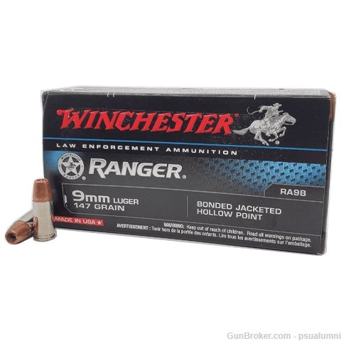Winchester Ranger 9MM 147GR BJHP-img-2