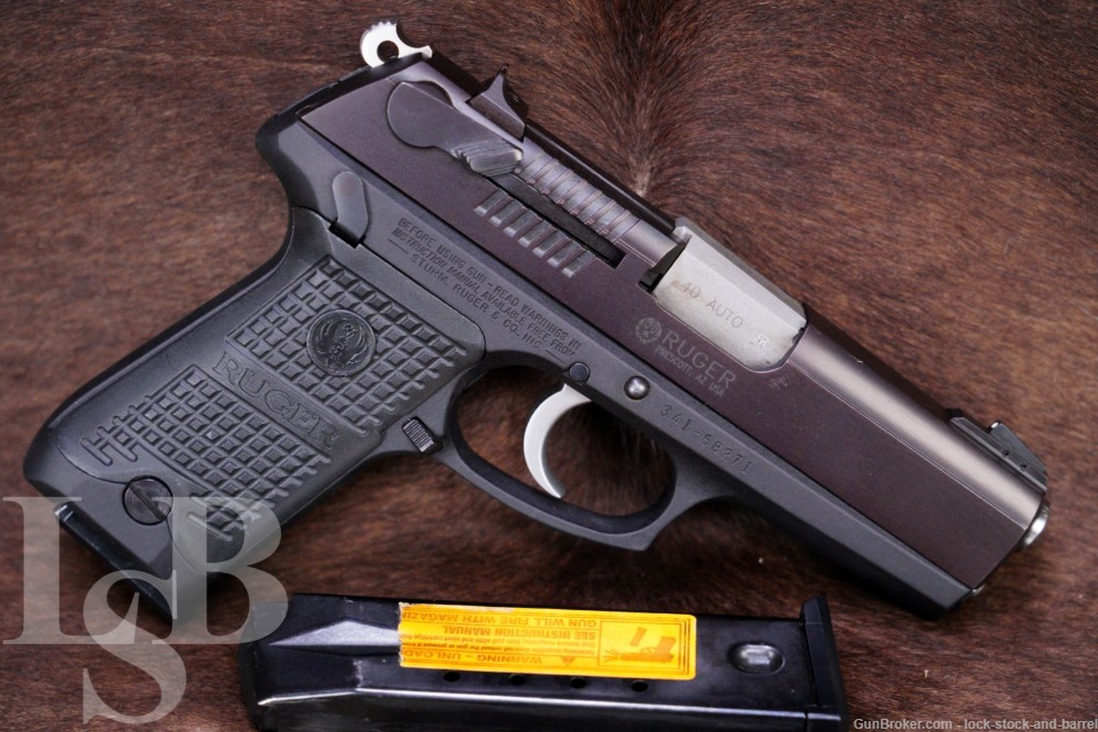 Ruger P94 Model 03435 .40 S&W DA/SA Semi-Automatic Pistol, 2008 NO CA-img-0
