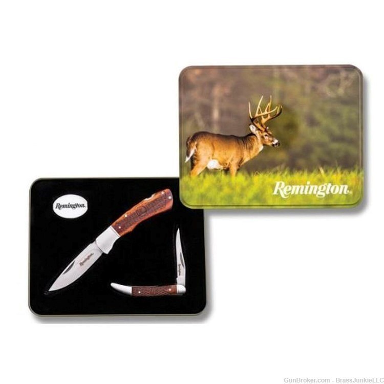 Remington Gift Tin Combo Pocket Knives-img-0