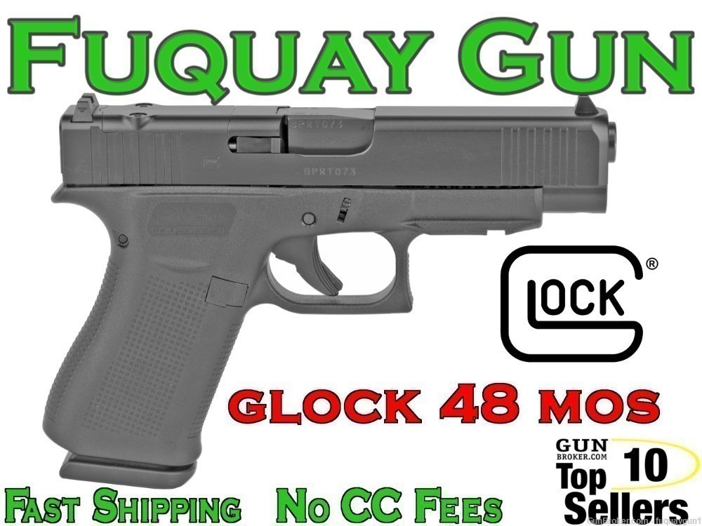 Glock 48 MOS 9mm 10rd 4.17" Optic Ready Glock-48 MOS-img-0