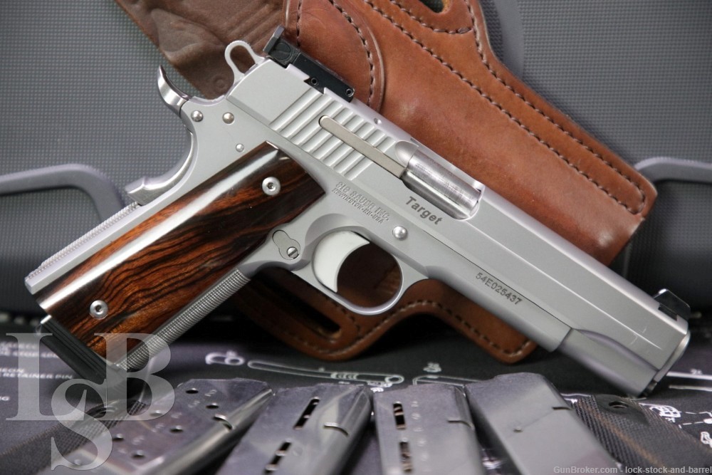 Sig Sauer Model 1911 Target Stainless 1911-A1 .45 ACP Semi Auto Pistol 2019-img-0