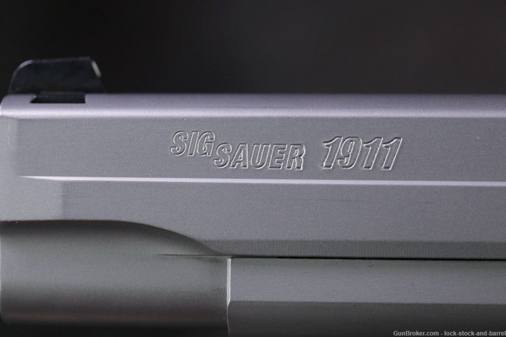 Sig Sauer Model 1911 Target Stainless 1911-A1 .45 ACP Semi Auto Pistol 2019-img-13