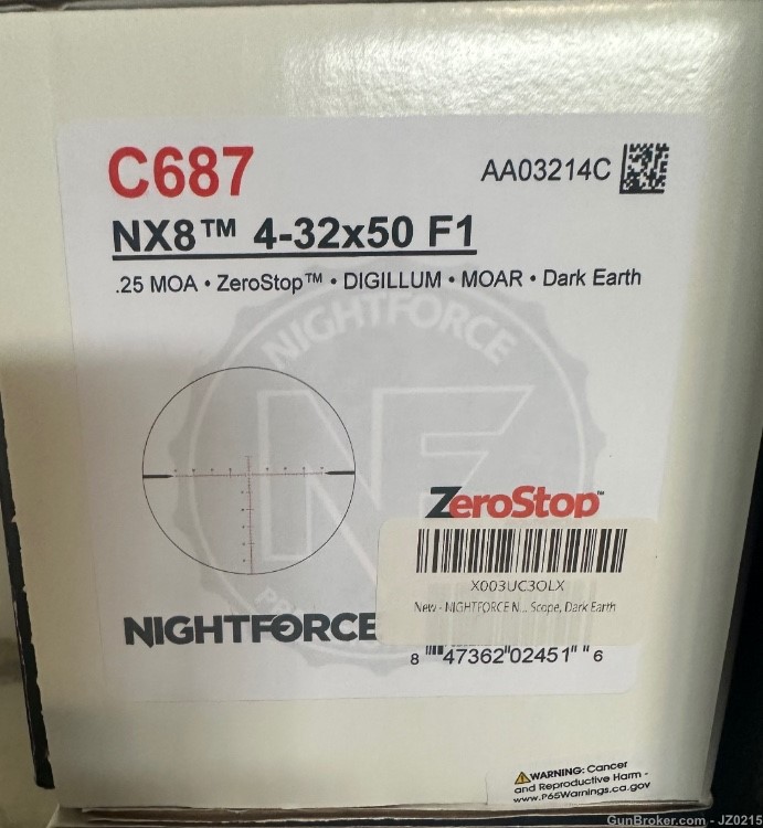 NightForce NX8 FDE 4-32x50 -img-1