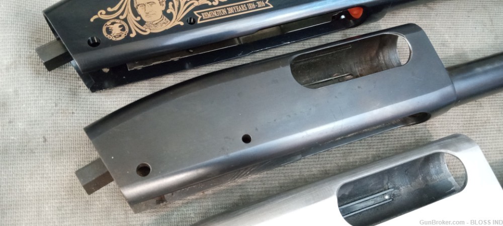 remington 870 12 gauge shotgun receiver lot bare action gunsmith x3-img-6