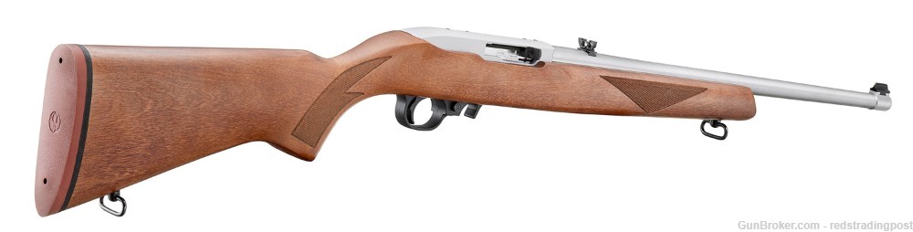 Ruger 75th Anniversary 10/22 18.5" SS Barrel 22 LR Wood Stock Rifle 31275-img-2