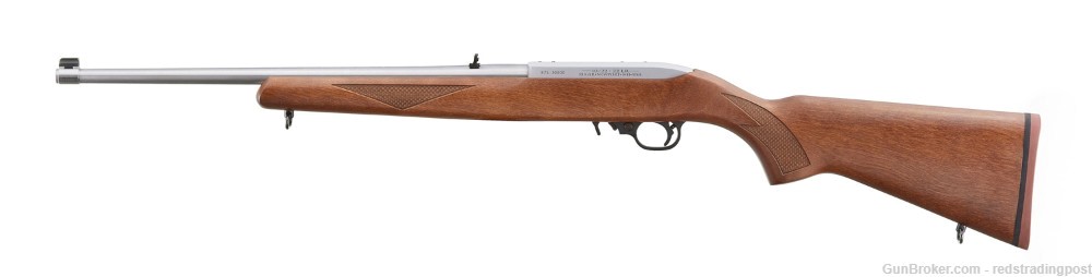 Ruger 75th Anniversary 10/22 18.5" SS Barrel 22 LR Wood Stock Rifle 31275-img-4