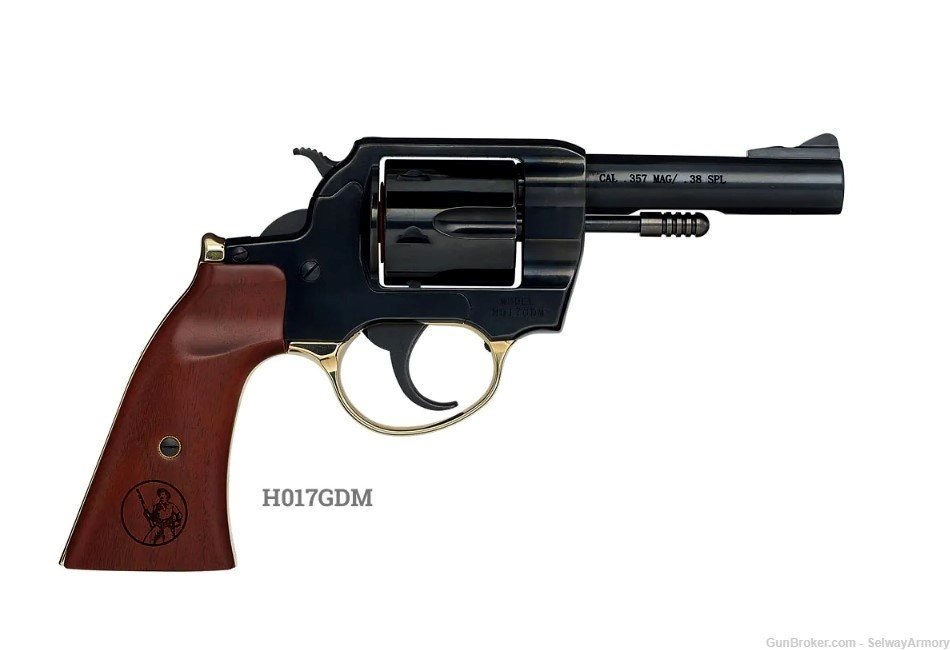 Henry Big Boy Revolver .357 MAG 4" 6rd Blued/Gunfighter Walnut Grip H017GDM-img-0