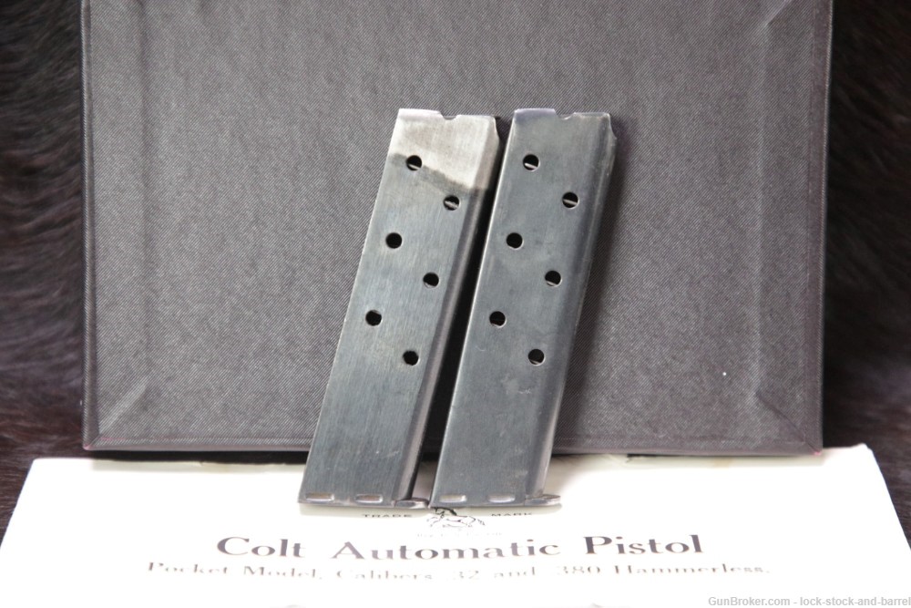Colt Model 1908 Pocket Hammerless .380 ACP Semi-Auto Pistol & Box 1929 C&R-img-15