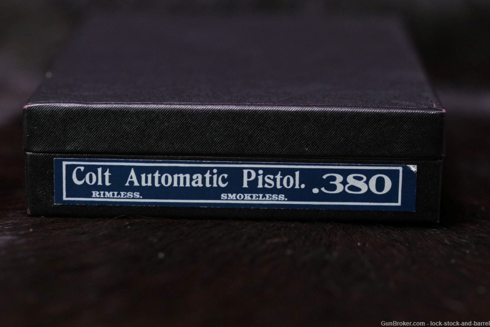 Colt Model 1908 Pocket Hammerless .380 ACP Semi-Auto Pistol & Box 1929 C&R-img-20