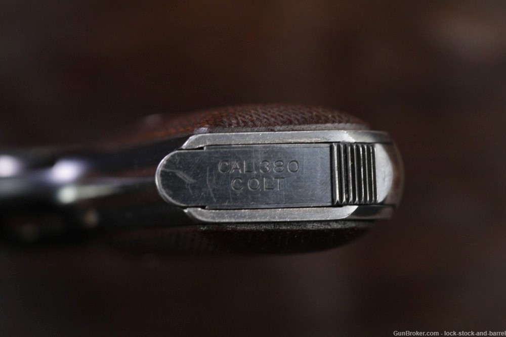 Colt Model 1908 Pocket Hammerless .380 ACP Semi-Auto Pistol & Box 1929 C&R-img-14