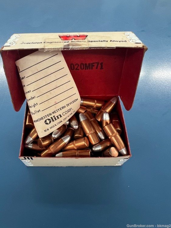 Winchester .358 250 grain silver tip bullets-img-2