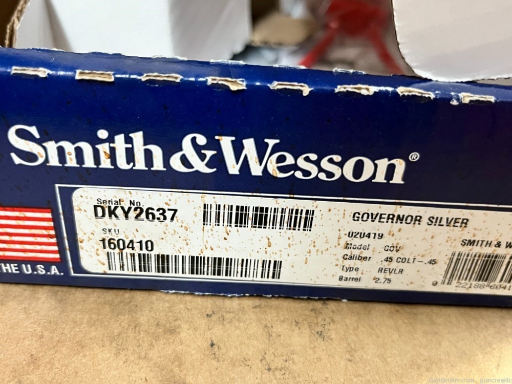 Smith & Wesson S&W 160410 Governor Silver 410Ga 45ACP 45 Colt 2.75" Layaway-img-15