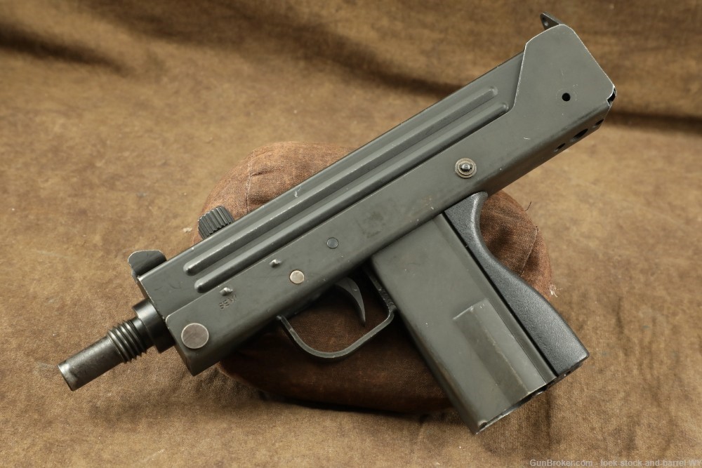 Rare Cobray M-11/NINE 9mm Pistol 5.25” MAC11 MAC10, Cobray Marked Sten Mag-img-7
