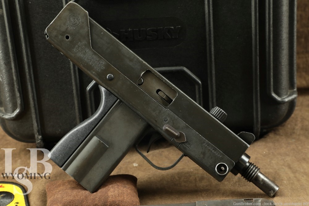 Rare Cobray M-11/NINE 9mm Pistol 5.25” MAC11 MAC10, Cobray Marked Sten Mag-img-0
