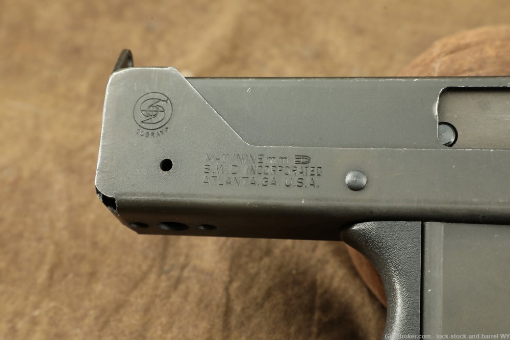 Rare Cobray M-11/NINE 9mm Pistol 5.25” MAC11 MAC10, Cobray Marked Sten Mag-img-22