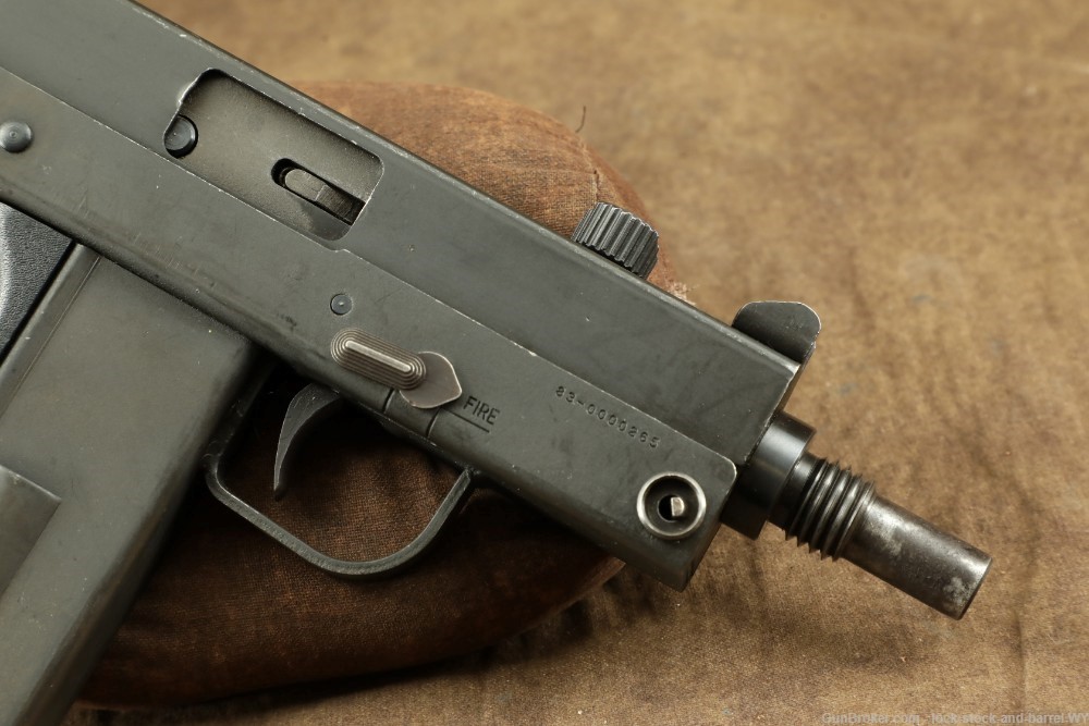 Rare Cobray M-11/NINE 9mm Pistol 5.25” MAC11 MAC10, Cobray Marked Sten Mag-img-6