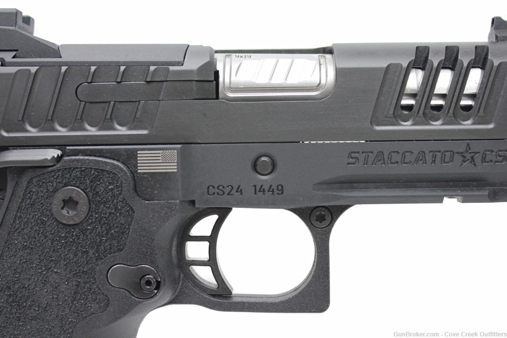Staccato CS X Series 9MM SS Barrel Curved Trigger 14-1501-000002-01-img-2